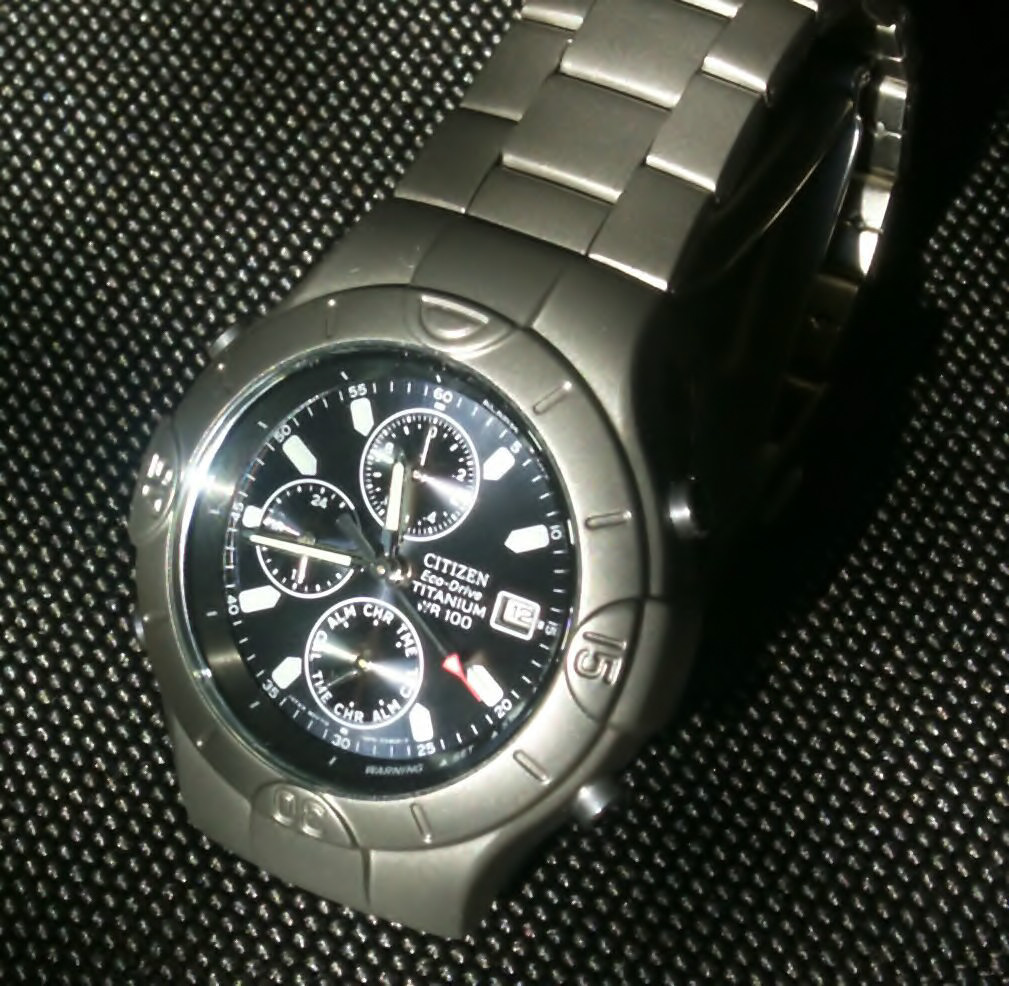  Citizen Eco-drive Titanium Wr 100 -  2